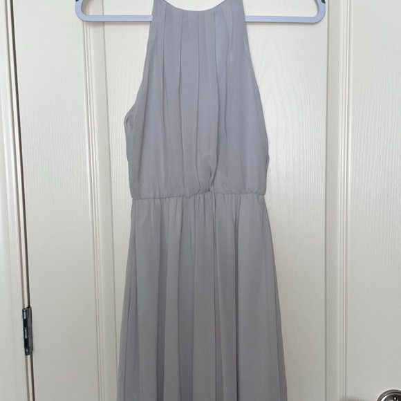 LUSH High Neck Sleeveless Mini Dress - Picture 2 of 4